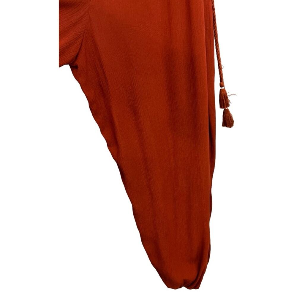 Anthropology Elevenses Burnt Orange North Beach Jumpsuit NWT - Picture 7 of 16